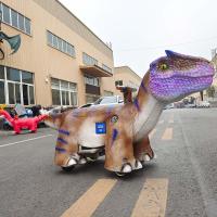 Scooter eléctrico de dinosaurio de control remoto para centro comercial y parque infantil