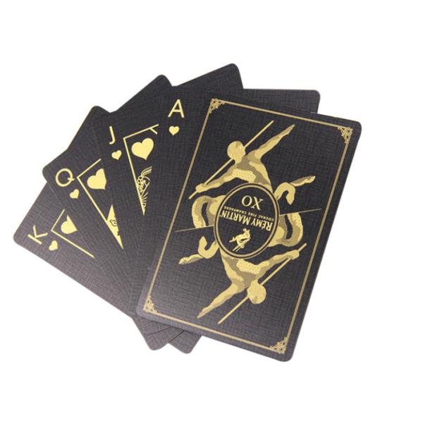 Gold Foil Printable Playing Cards Linen Finish CMYK PMS