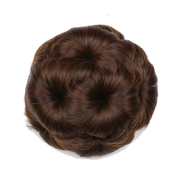60% Longest Hair Ratio Synthetic Hair Braided Chignon for Natural Fashion in 2022