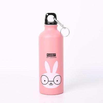 Aluminum Water Bottle - Narrow Mouth Sport Water Bottle With Screw Lid Looped, Vacuum Insulated & BPA Free, Portable Outdoor Water Bottle