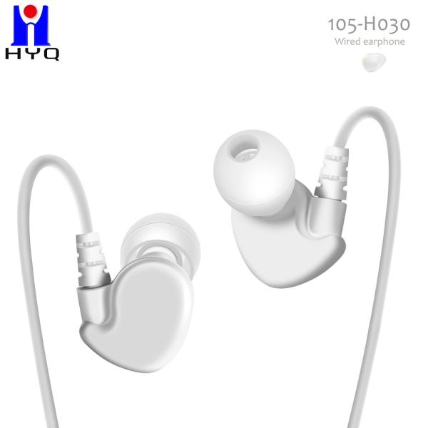 Light 8 Pin Wired In Ear Earphones Stereo Round Cable For IPhone