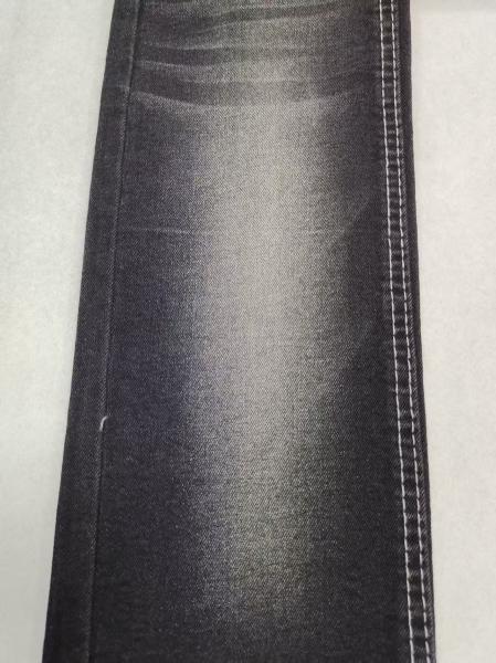 Tejido denim de 11.4oz de peso pesado NEGRO/NEGRO Estilo sarga Otoño Invierno 8S Para vaqueros o abrigo vaquero