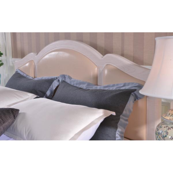 Solid Wood European Contemporary Furniture King Size Bed