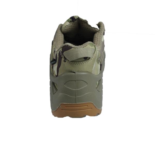 Tough Construction Combat Style Outdoor Shoes with Breathable Oxford Fabric Upper Army Shoes for Men
