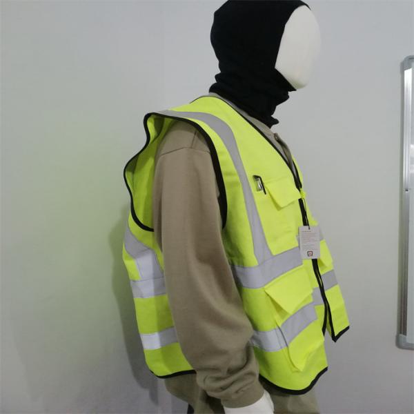 Algodão 100% antiestático de Vis Workwear franco do impermeável a óleo da água olá!