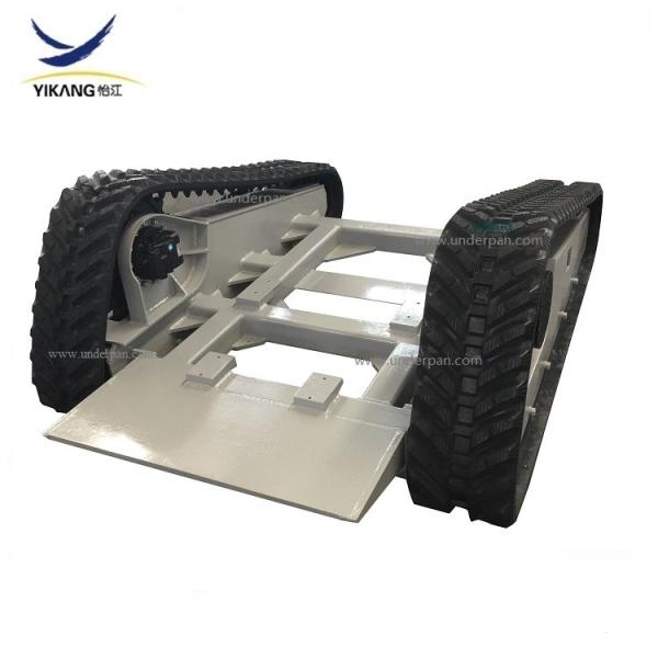 OEM&ODM crawler rubber track undercarriage system for 3-10 tons  hydraulic spider lift crane spare parts