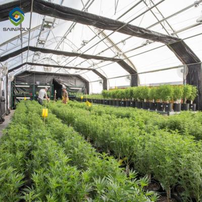 Blackout Light Deprivation Greenhouse For Agriculture 30ft Width