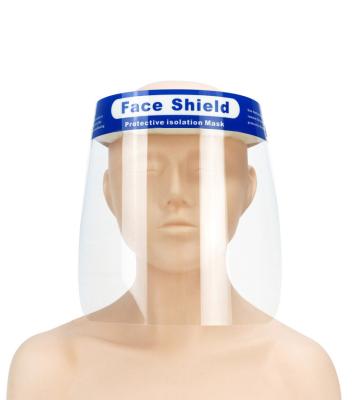 Wrap Around Face Shield Visor , Polycarbonate Industrial Face Shield for adult