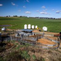 2.1m Light Grey Protective Fence Panel for Cattle Ranch