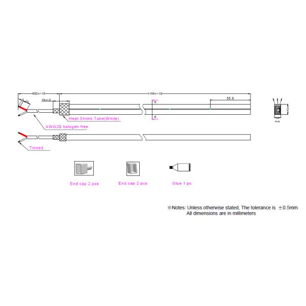 2835 неоновых вывесок 24В СИД СМД ИП20 определяют цвет многофункциональный