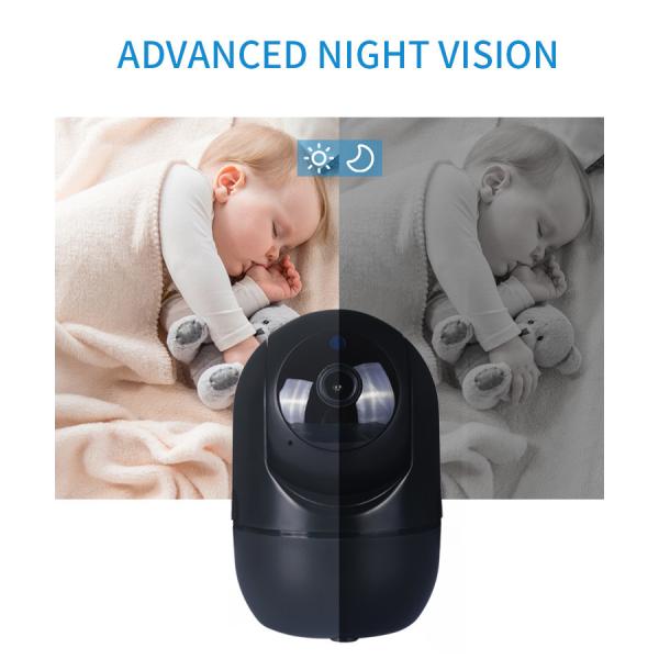 720P 1080P Indoor Home Security Cameras 360 Degree For Baby Dog Elder Nanny
