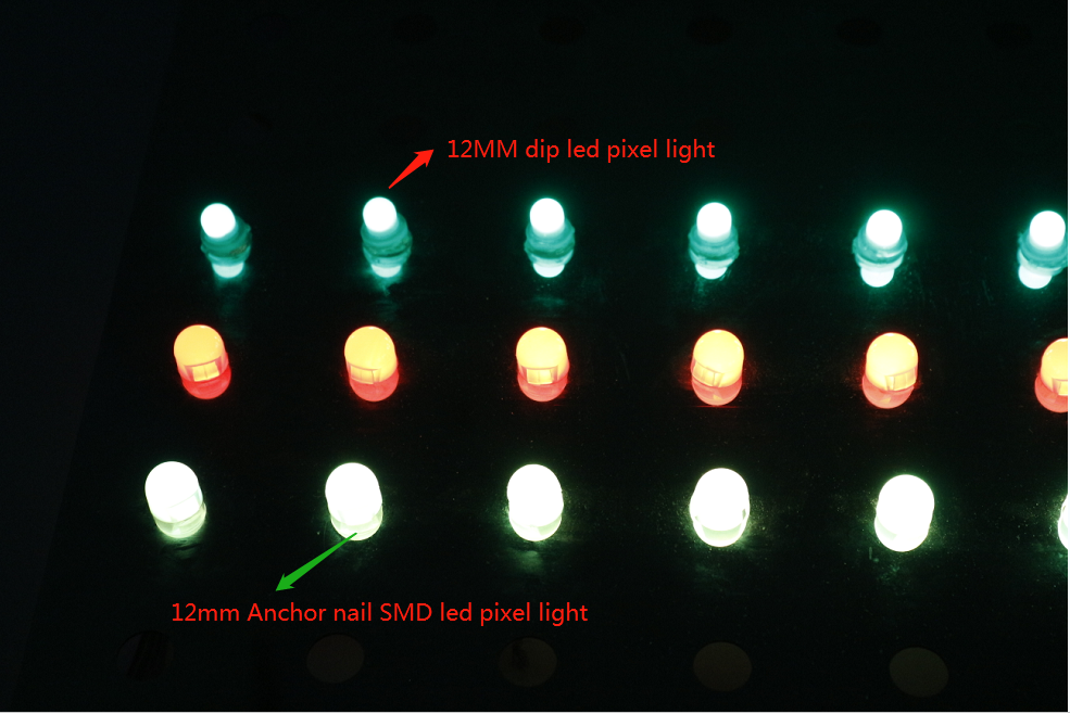 Свет СИД пиксела света 12mm квадратный addressable 1903 DMX512 RGB праздника рождества SMD 5050