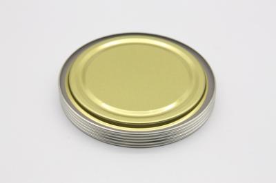2.0mm Curl Height Metal Mason Jar Lids Smooth Surface Full Aperture Reliable