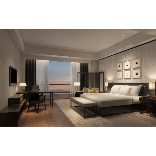 Классики грецкого ореха мебели сюит комнаты прожития спальни групп гостиницы Fairmont стиль темной американский