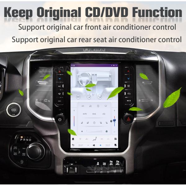 Блок андроида 11 главный на автомобильный радиоприемник Ram 20-23 доджа экран касания 11,8 дюймов