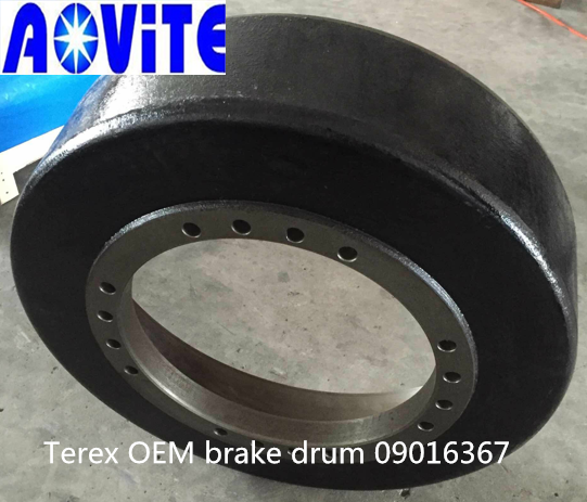 Brake drum 09016367 for Terex 3307 off-highway truck