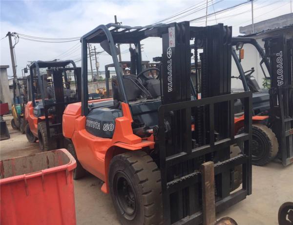 Used TOYOTA  FD50 forklift/tcm 5t forklift made in japan/tcm forklift for sale