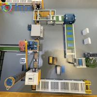 Chaîne de production en pierre artificielle complètement automatique carrelage faisant la machine