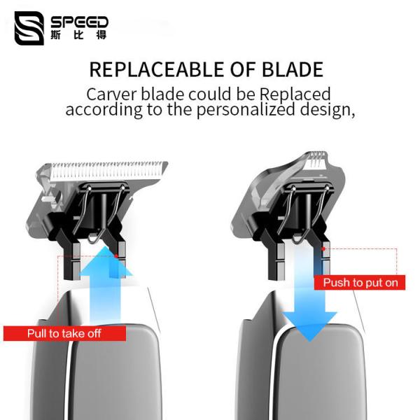LED Display Home Electric Cordless Hair Trimmer 5V-1A Hair Cut Machine