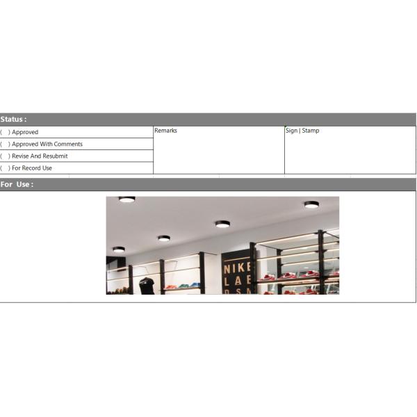 6W 10W 15W 18W ultra-thin surface Downlight for Hotel cabinet residential building corridor clothing accessories shop