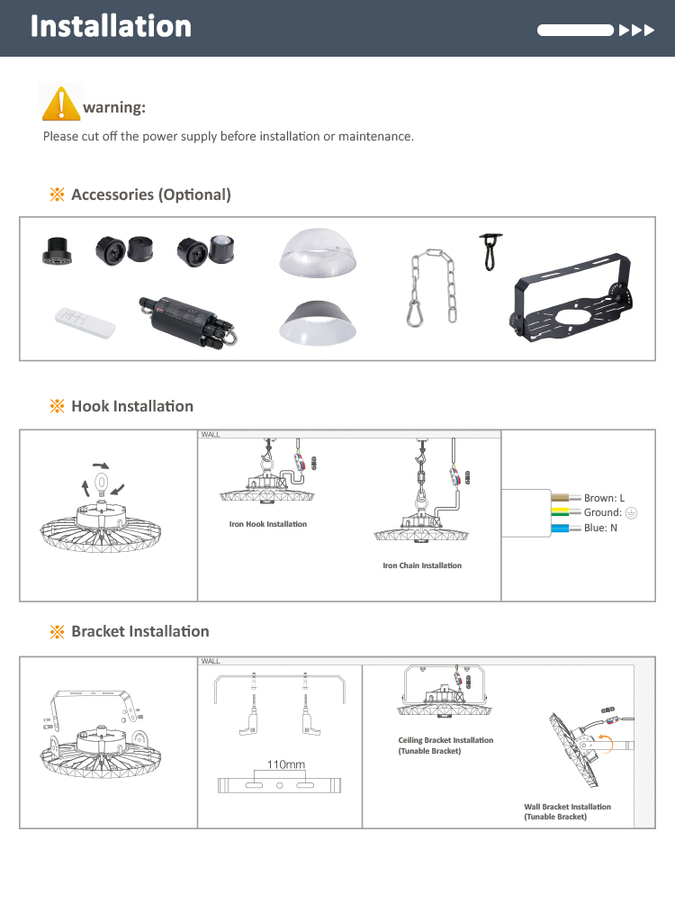 Zigbee Dimmable 200W 5000K UFO LED High Bay Light with Motion Sensor for Industrial Use