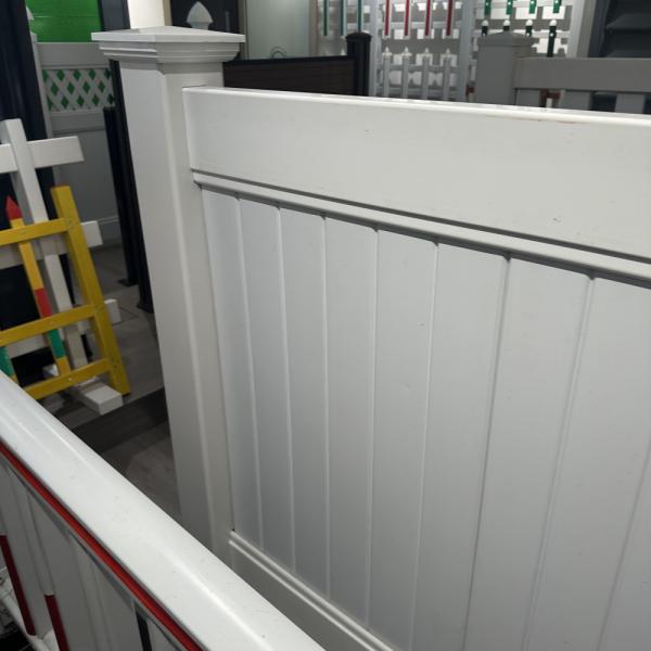 UV Protection PVC Privacy Fence 1.82m High Effortless Maintenance