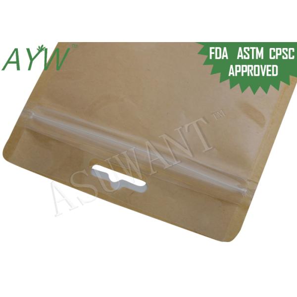 Бумажные мешки одного бортовые ясные небольшие Крафт для гайки ареки, ОЭМ Крафт стоят вверх мешки с окном