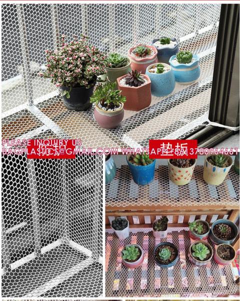 Customized Plastic Flat Breeding Mesh Bird Safety Net For Chicken Farm Poultry Net Cage
