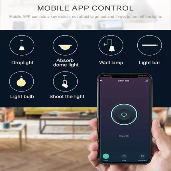 EU WiFi Curtain Smart Switch Alexa Google Assistant Voice Control Smart Blind Switch