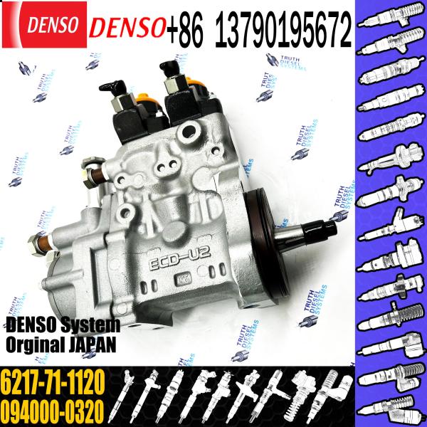 Оригинальный двигатель D155 D155AX-6 SA6D140E топливный насос Assy,Denso инжекторный насос:094000-0322,6217-71-1120, 6217-71-1121,6217-71
