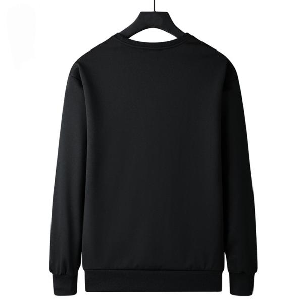 Windproof Cotton Blank Oversized Sweatshirts Crew Neck Regular Sleeve