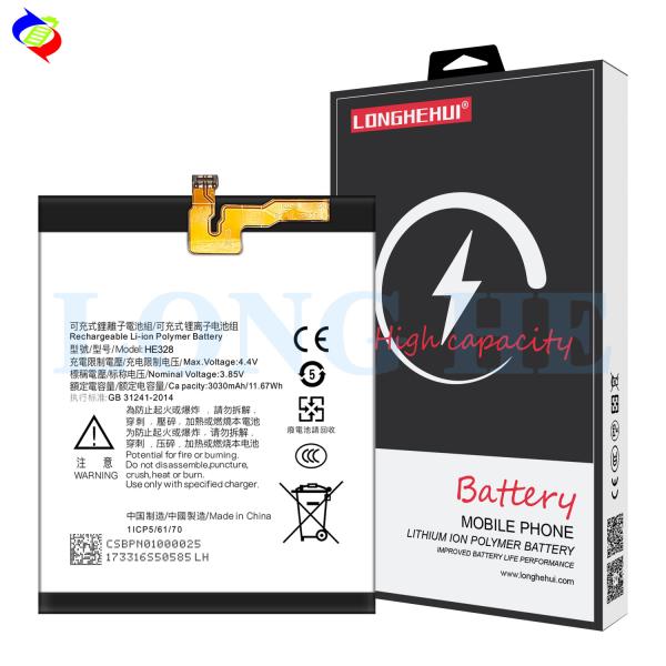3030mAh HE328 Производство Литий-ионная батарея для смартфонов Nokia 8