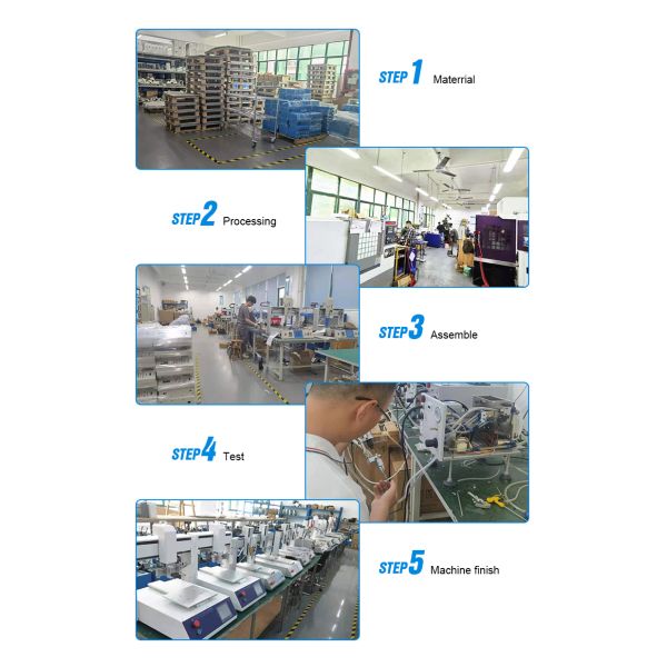 Auto Screw Pneumatic Feeder Floor Type Multi Axis Automatic Screw Locking Machine with Double Screw Head and Rotary Table Auto Screwdriver Machine