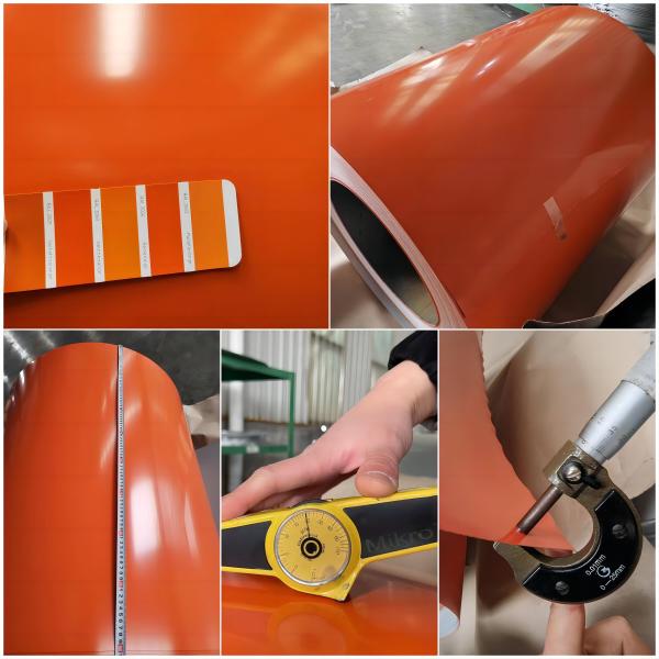 Impact Resistant Colour Coated Coil ID 508mm / 610mm ISO9001 Approved