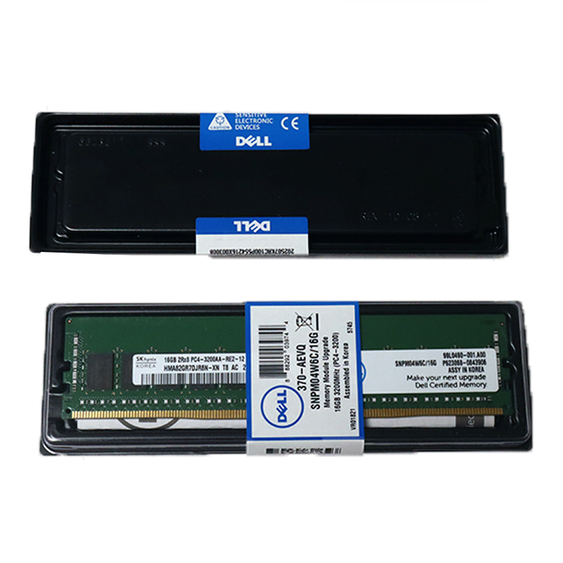 RAM 2666MHz/21332400/2933/3200 памяти сервера DELL 8GB 16GB 32GB 64GB