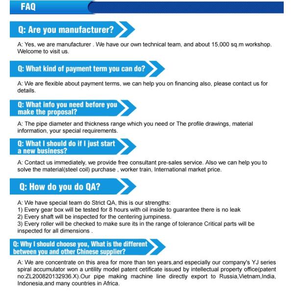Carbon Steel 250kw Erw Tube Mill Machine 50HZ Pipe Mill Line