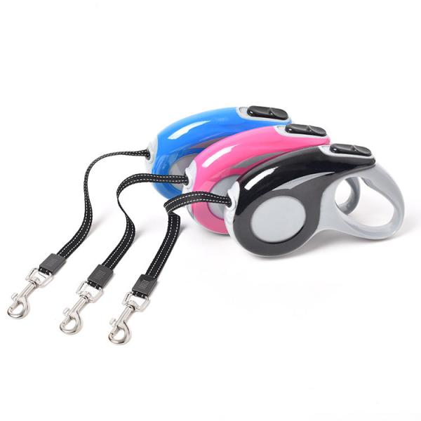 Colored Sublimation Automatic Retractable Dog Leash Heat Transfer Pet Leash Cat Leash 3M And 5M