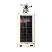 Torre Cubo Portátil con Energía Solar y Cámara 4G para Monitoreo Temporal de Sitios de Tareas