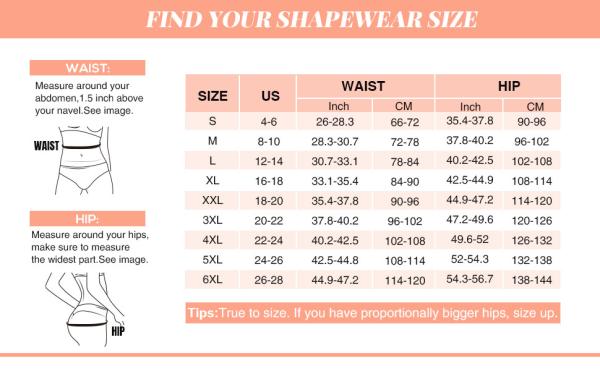 Women's Tummy Control Shapewear 5XL HEXIN Custom Service Daily Wear Colombianas Fajas