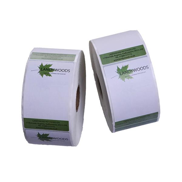 Custom waterproof mat self-adheisve paper artpaper packaging label stickers roll printing