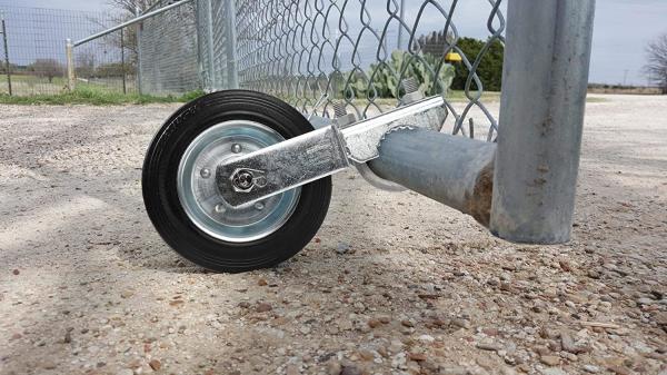 6inch Hot Galvanized Gate Wheel for Heavy Duty Sliding Gates in Outdoors Hardware