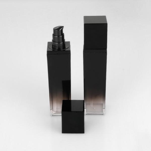 Контейнер сливк бутылки 30g 50g насоса лосьона Eco дружелюбный акриловый квадратный косметический 30ml 50ml