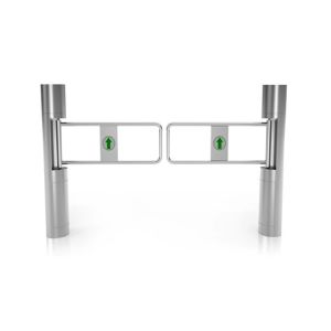 Stainless Steel 168mm Column Swing Barrier Gate with 500mm Arm and 3s Reset Time