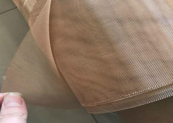 Phosphor Bronze Copper Wire Mesh Screen Plain Weaving Style For Paper Making
