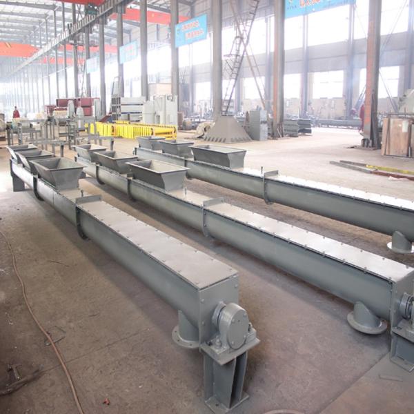 Stainless Steel Auger Spiral Granular Material Powder Screw Conveyor High Efficiency