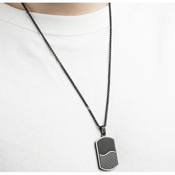 2025 en stock mercancías forma cuadrada colgantes de hombre collar de hombre con envío rápido