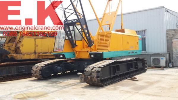 Japanese SUMITOMO Linkbelt  40ton Lattice boom crawler crane track crane, used crane ls108
