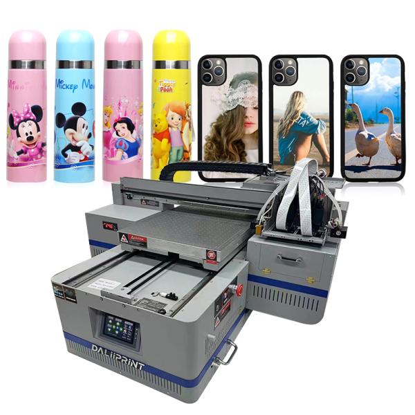 High Quality A2 4060 UV Multi-Use Flatbed Inkjet Printer with Double Print Head on Sale for Glass PVC and Wood