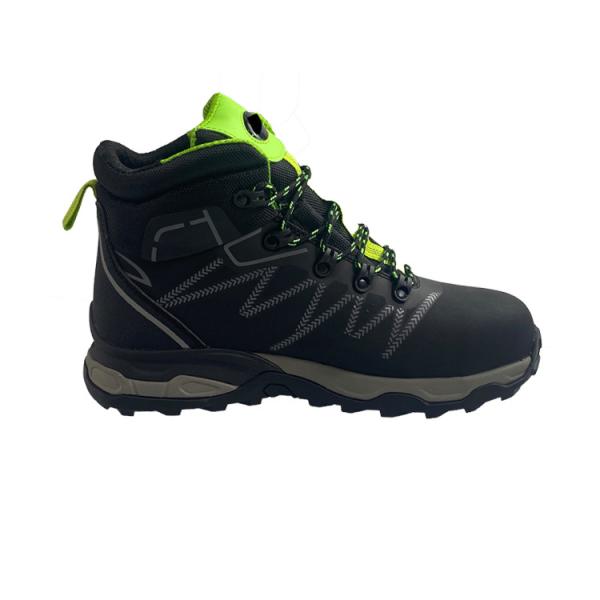 Microfiber Leather Upper Steel Toe Safety Shoes EN ISO 20345 O1 O2 SB S1 S2 S1P S3 Slip Resistant For Construction Workers
