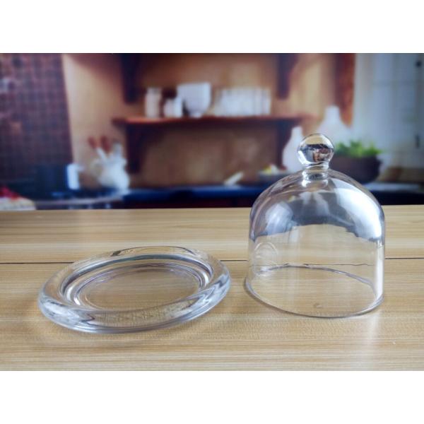 Мини круглые стеклянные опарникы с крышкой крышки, стеклянные банки хранения кухни